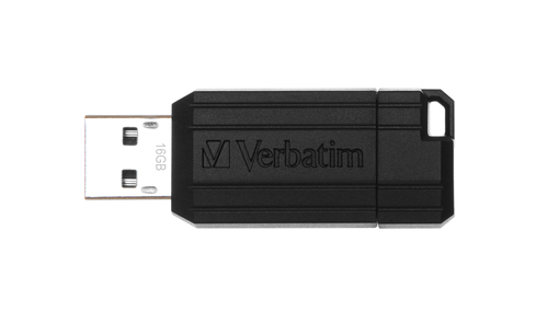 Verbatim 16GB Pinstripe USB Black