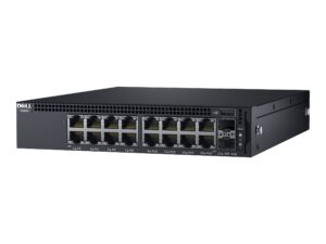 Dell X1018 Smart Web Managed Switch, 16x 1GbE + 2x SFP
