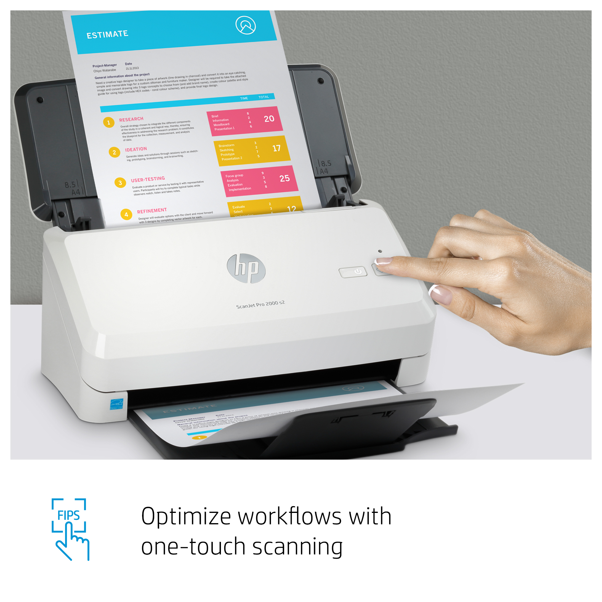 HP ScanJet Pro 2000 S2 Scanner - Image 5