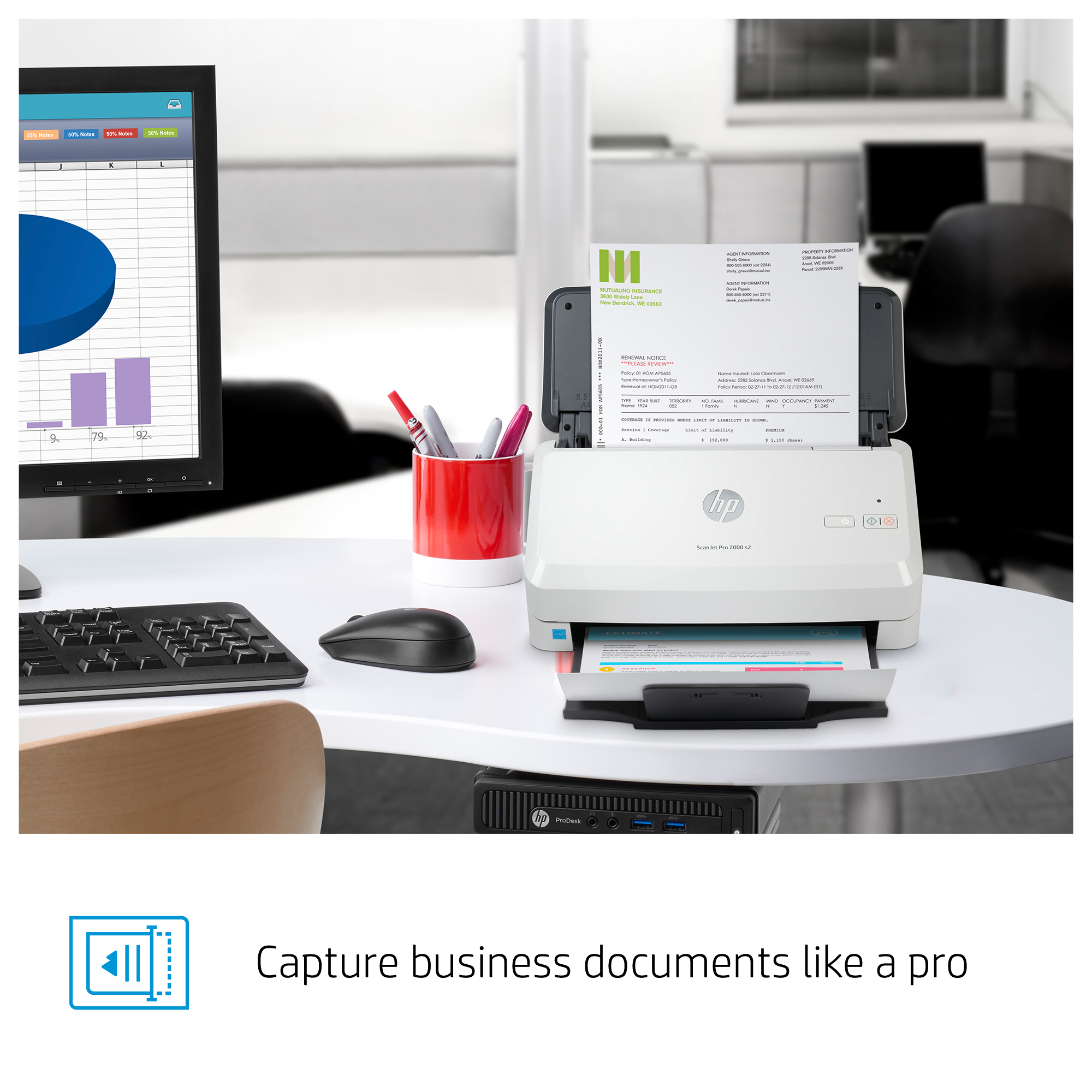 HP ScanJet Pro 2000 S2 Scanner - Image 6