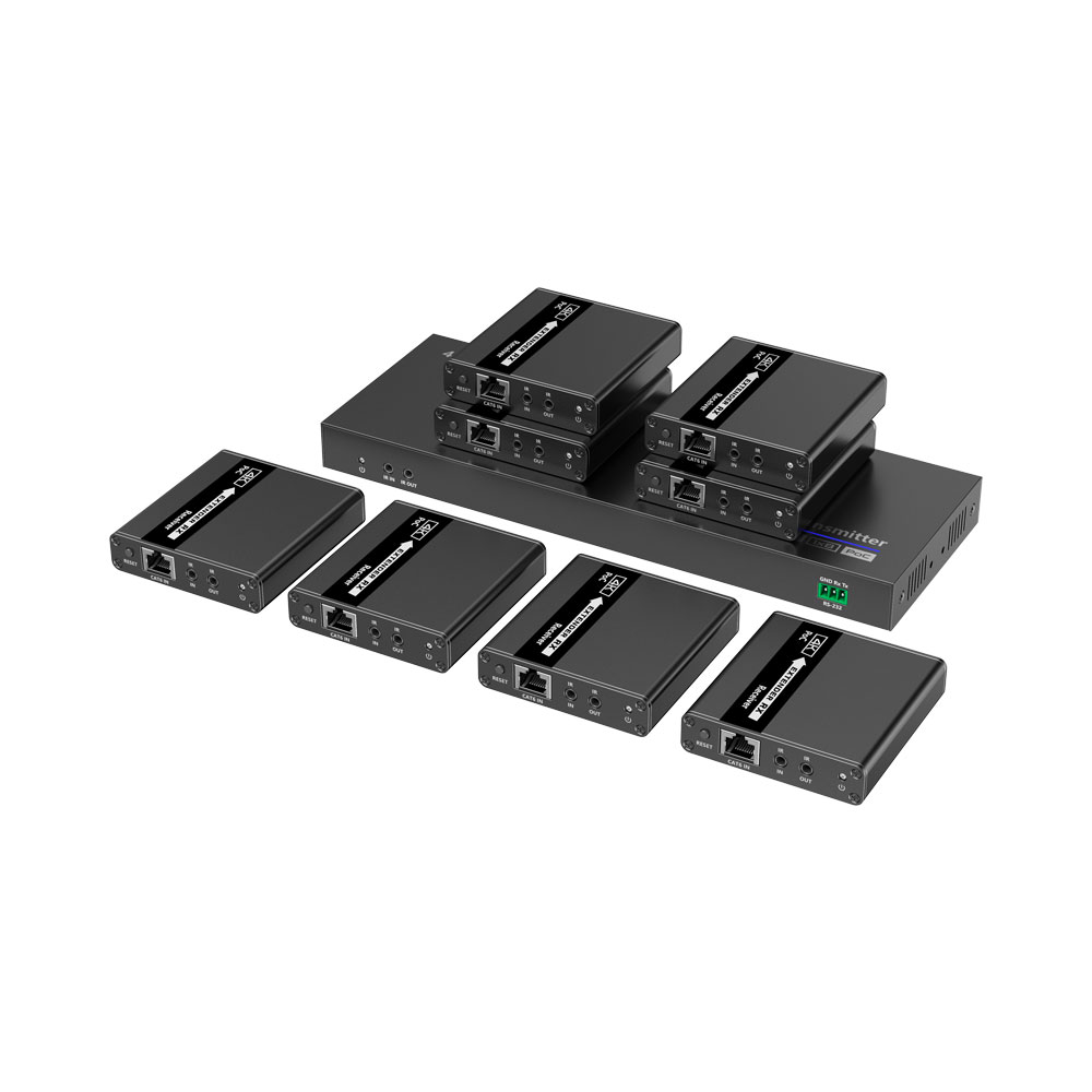 LENKENG 1X8 HDMI EXTENDER 4K@30Hz 40M -1080P@70M