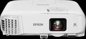 Epson 3600lm XGA 1024x768 4:3 Lamp USB RS-232C 2VGA HDMI Wi-Fi Optional NoBag White Mobile/Install