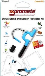 Promate Overt.iP5 iPhone 5 Stylus-Stand and Screen Protector Kit