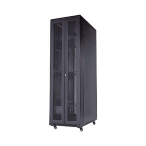 42U 600X1000MM FR DBL DOORS MESH 4 FANS,3 SHELVES