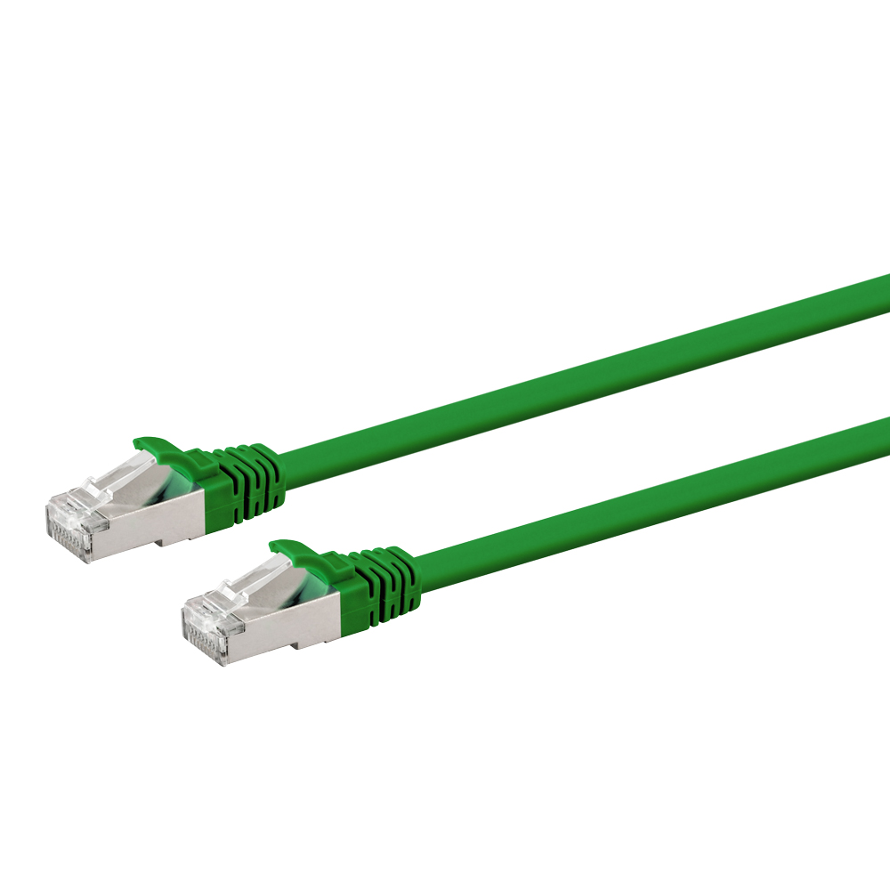 LINKQNET 2M CAT6A SHIELDED LSZH NETWORK CABLE - GREEN