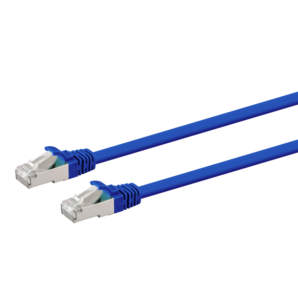 LINKQNET 2M CAT6A SHIELDED LSZH NETWORK CABLE - BLUE