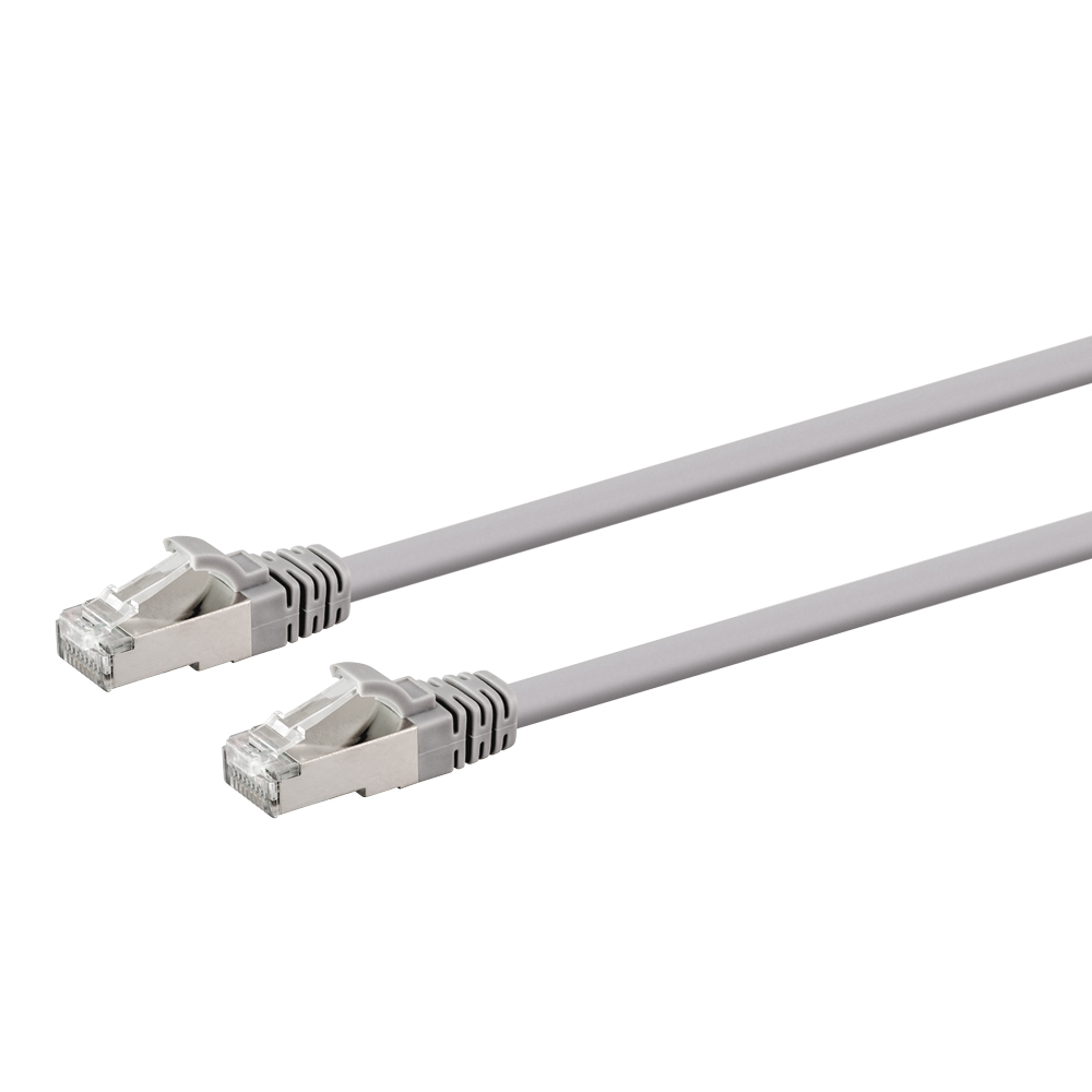 LINKQNET 1M CAT6A SHIELDED LSZH NETWORK CABLE - GREY