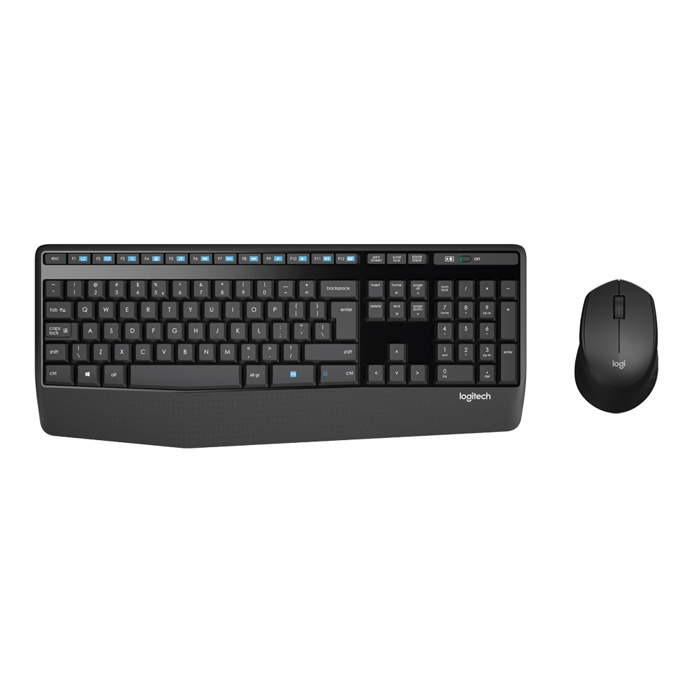 LOGITECH MK345 COMFORT WIRELESS KEYBOARD AND MOUSE COMBO WITH PALM REST (920-006489)