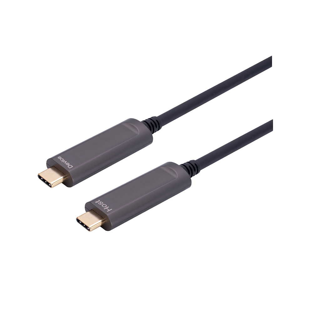 LINKQNET SCDC-3120 15M USB3.2 GEN 2×1 USB TYPE-C 10GBPS DATA-ONLY ACTIVE OPTICAL CABLE
