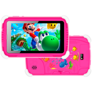 VGKE 7" IPS Kids Tablet - Mediatek MT6735 CPU, 1GB RAM, 16GB Storage, 3G + Wifi, Bluetooth 4.0, Android - Pink
