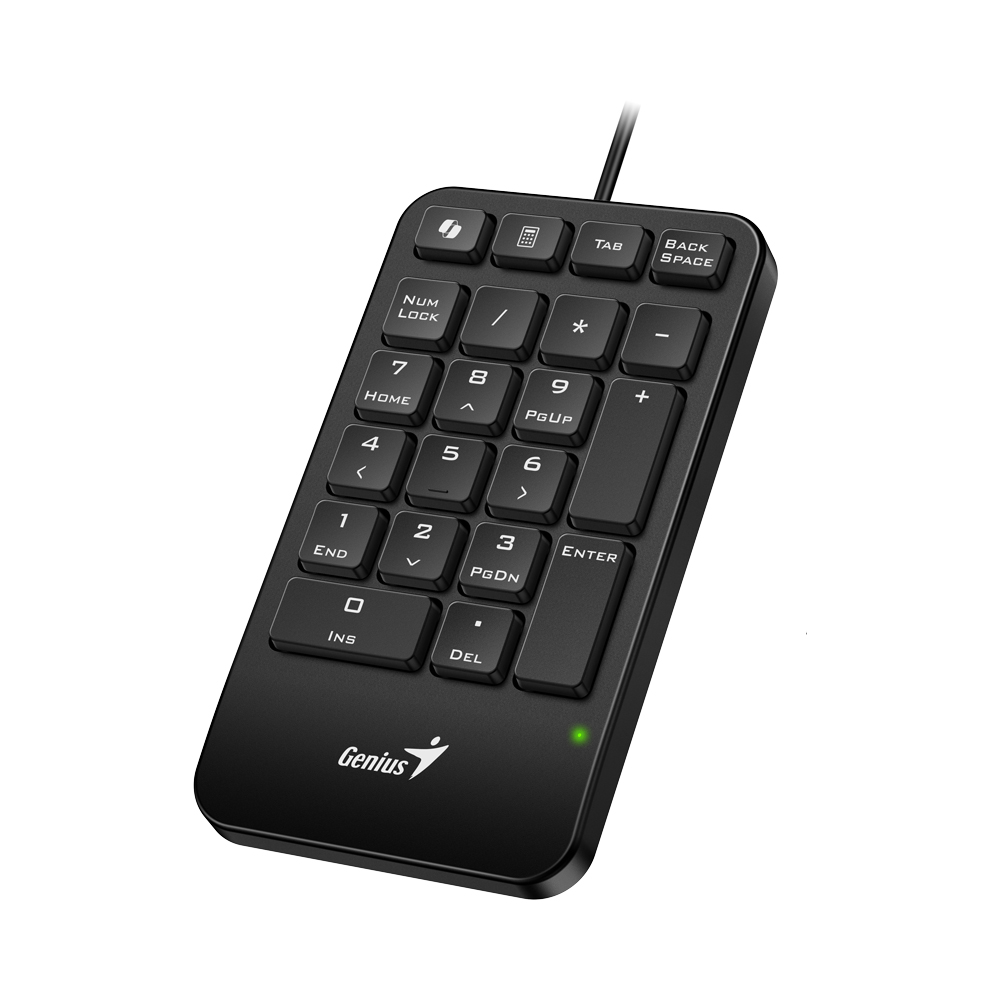 GENIUS NUMERICAL KEYPAD 125,USB-A BLACK