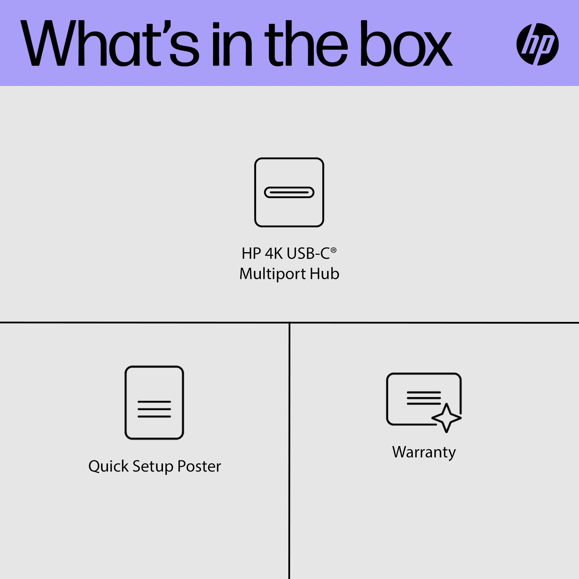 HP 4K USB-C Multiport USB Hub - Image 4