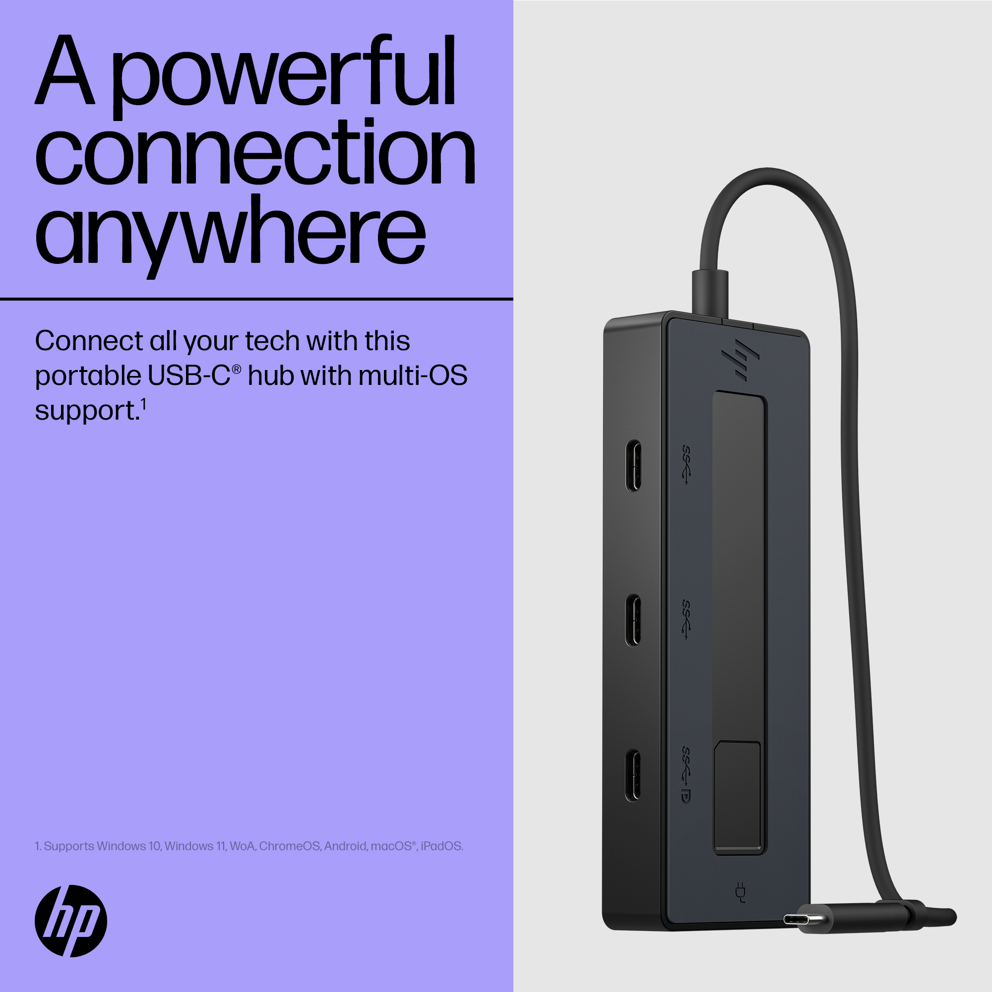 HP 4K USB-C Multiport USB Hub - Image 6