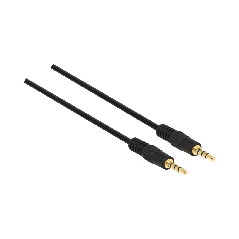 DELOCK 1M 4 SEGMENT 3.5MM 4-PIN M TO M (83435)