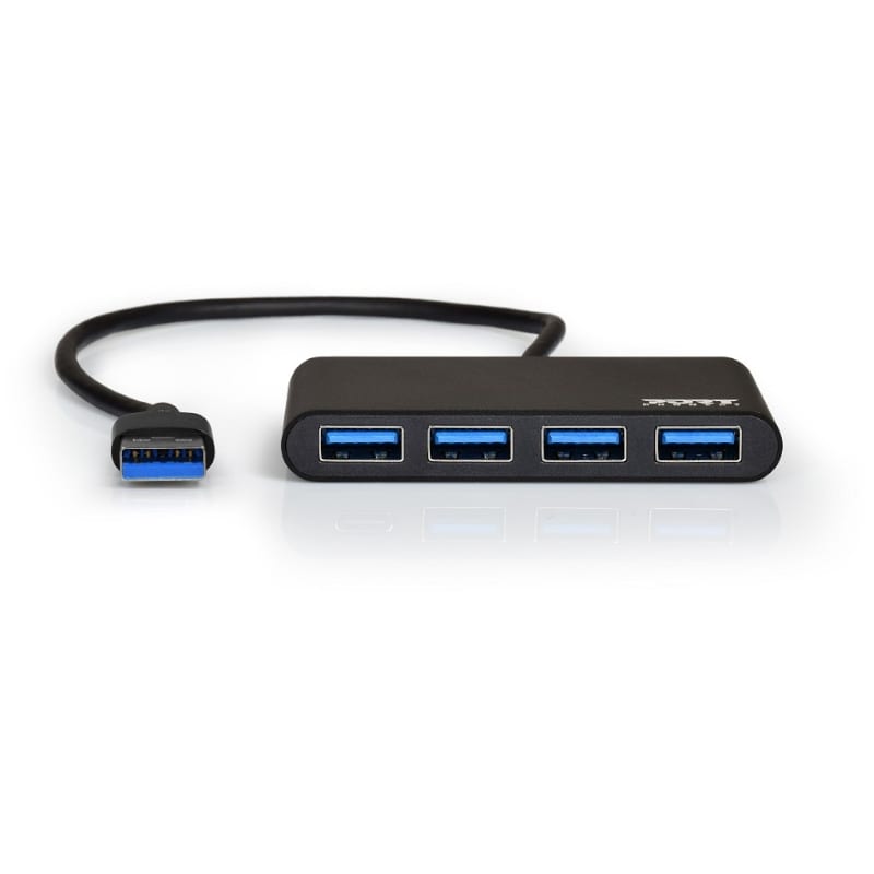 Port USB3.0 Black Plug & Play 4-port Hub - Image 4