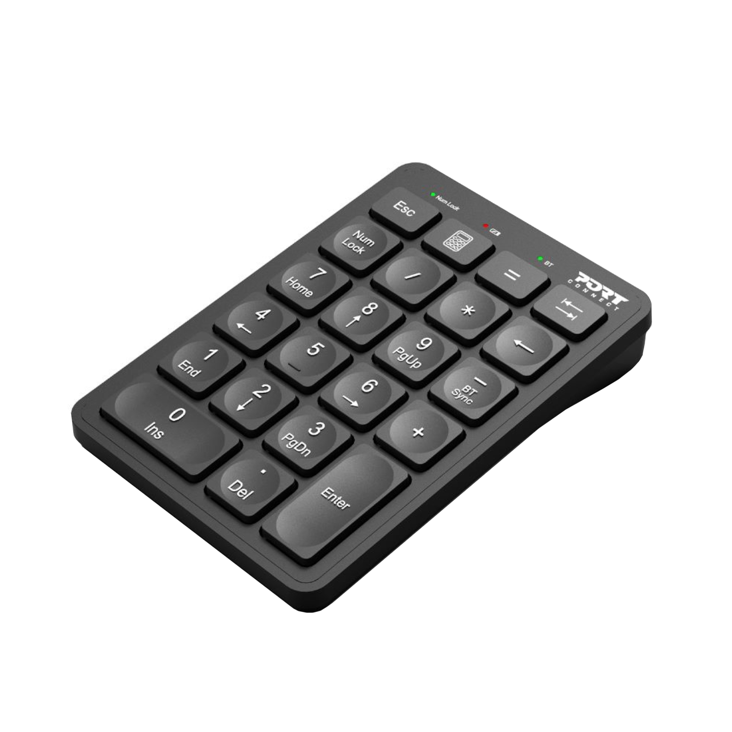 Port Rechargeable Bluetooth Numeric Keypad - Image 2