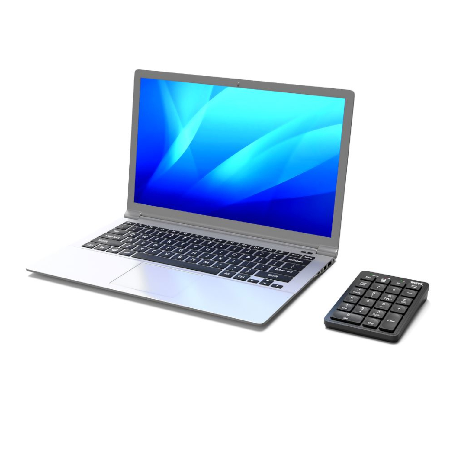 Port Rechargeable Bluetooth Numeric Keypad - Image 4