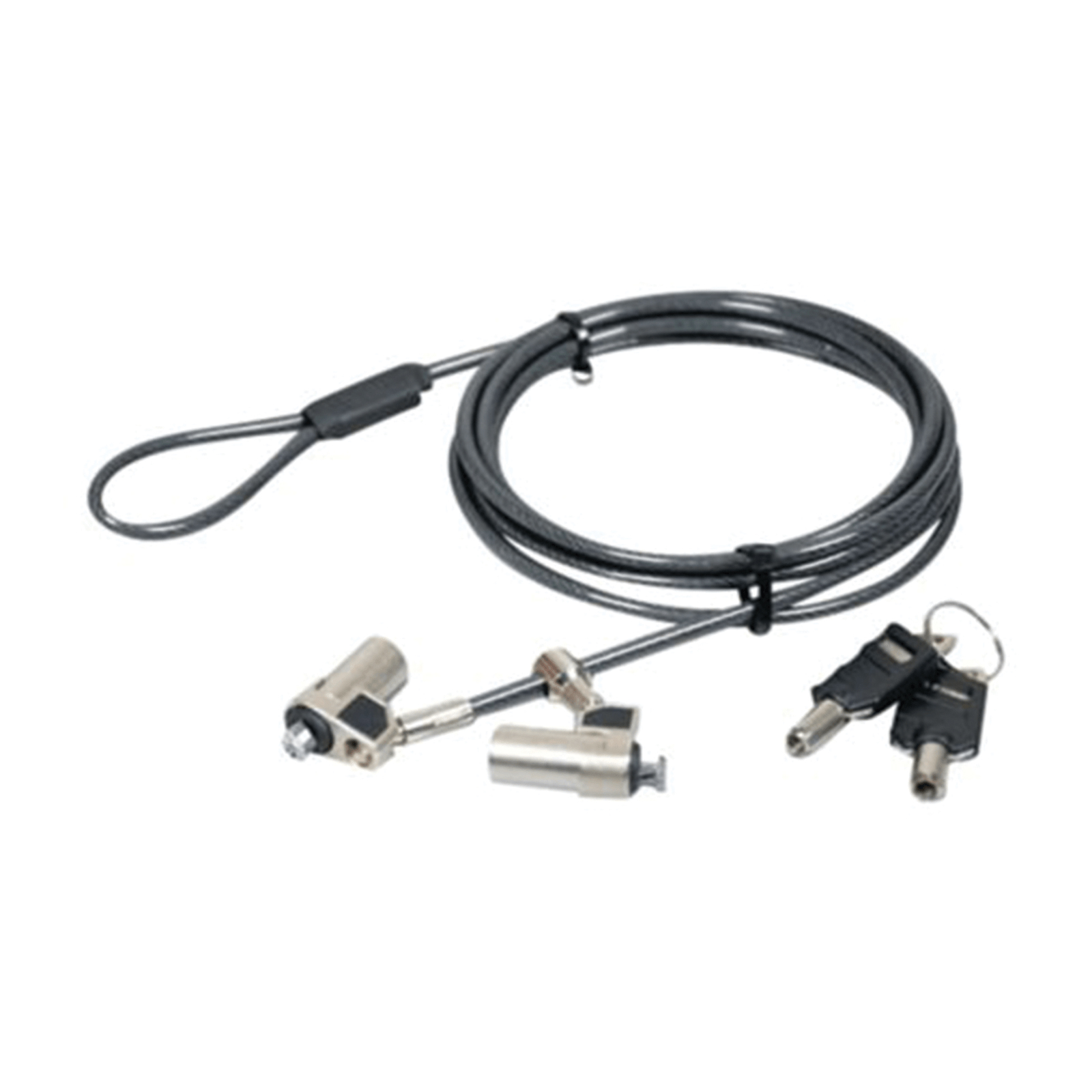 Port Security Cable Twin Head Keyed