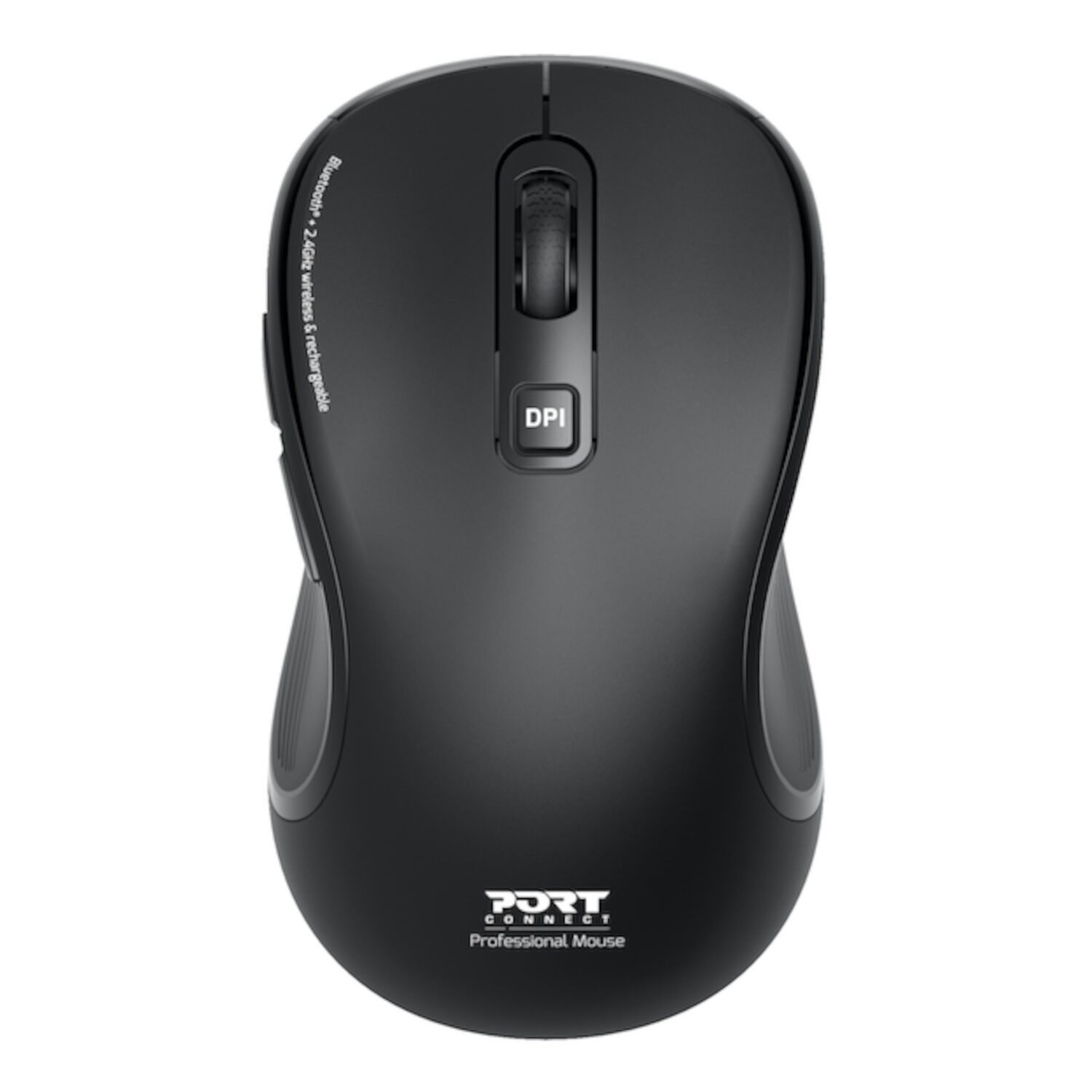 Port Essential Wireless Black Mouse - Image 2
