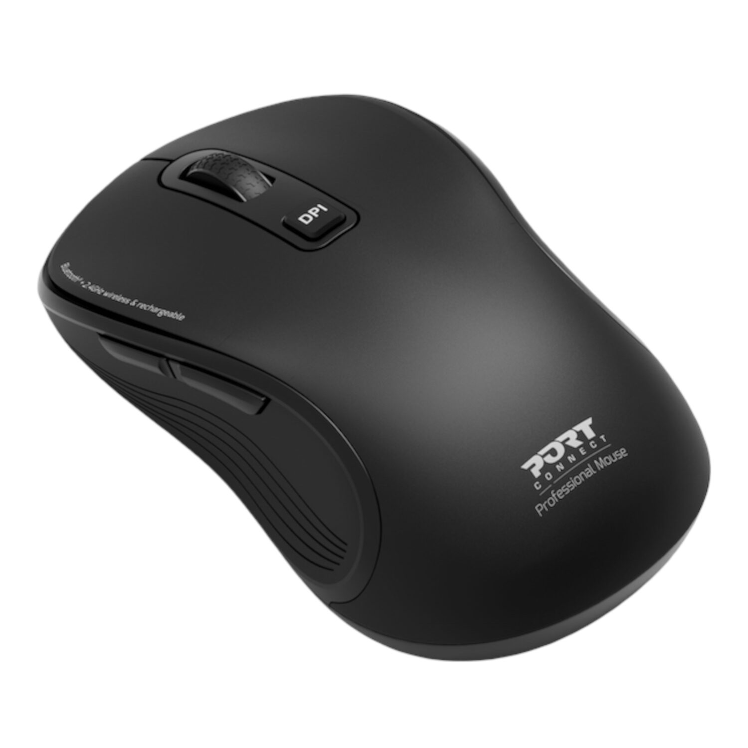 Port Essential Wireless Black Mouse - Image 3