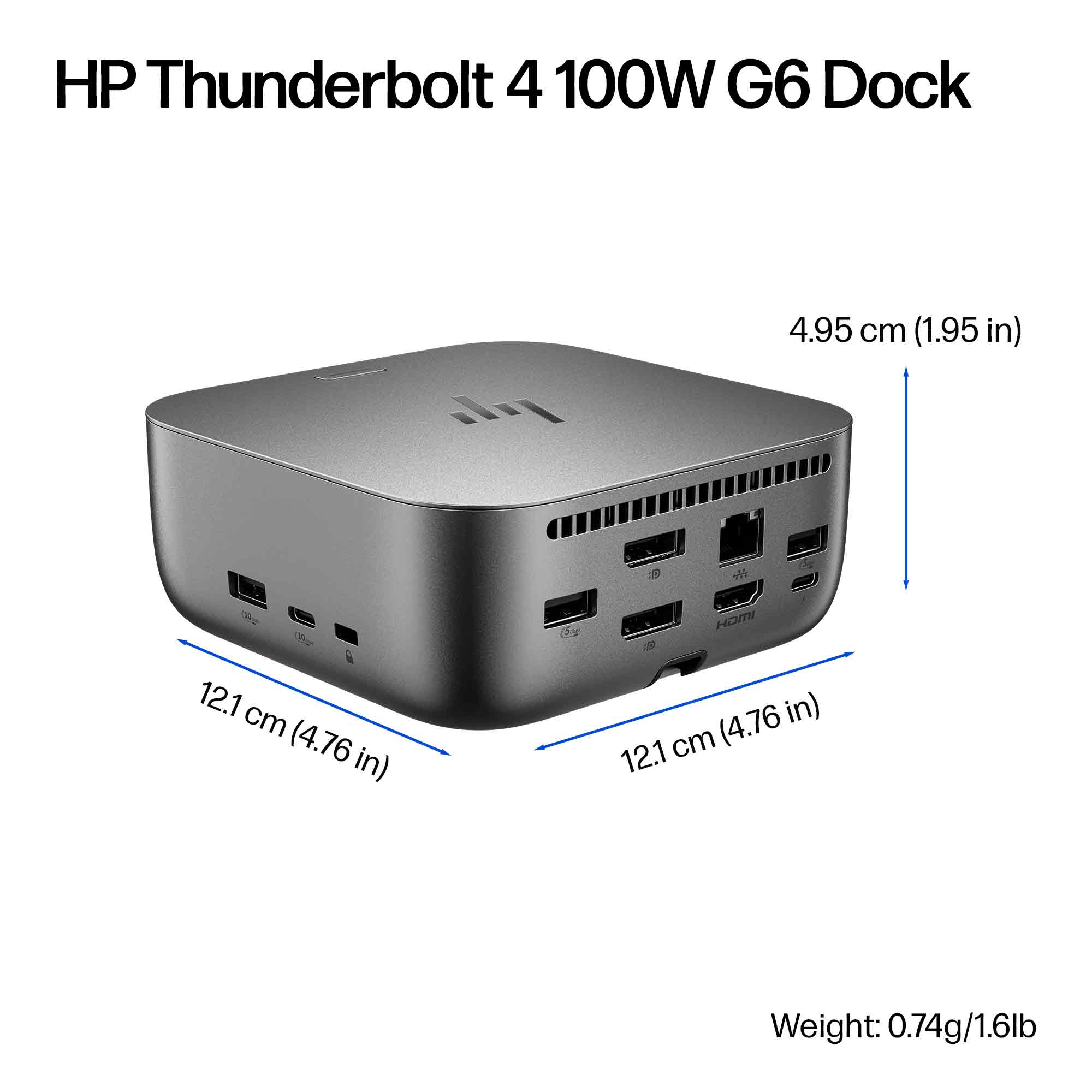 HP Thunderbolt 4 100W G6 Docking Station - Image 5