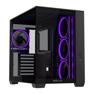 Asus A32 PLUS ARGB ATX Gaming Chassis – Black Asus A32 PLUS ARGB ATX Gaming Chassis – Black