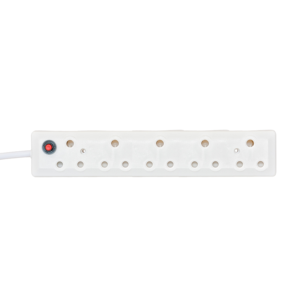 5-PORT DEDICATED WHITE MULTIPLUG 5X16A