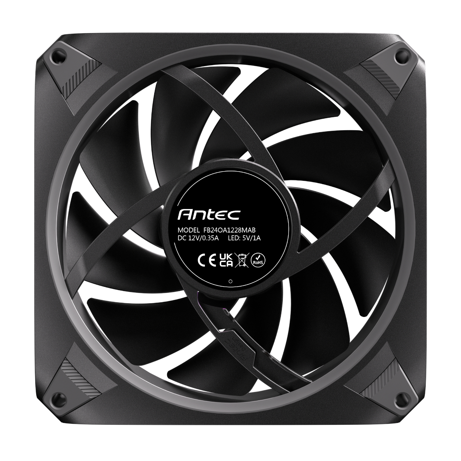 Antec ORBIT PWM 120mm ARGB Fan 3 Pack - Black - Image 4