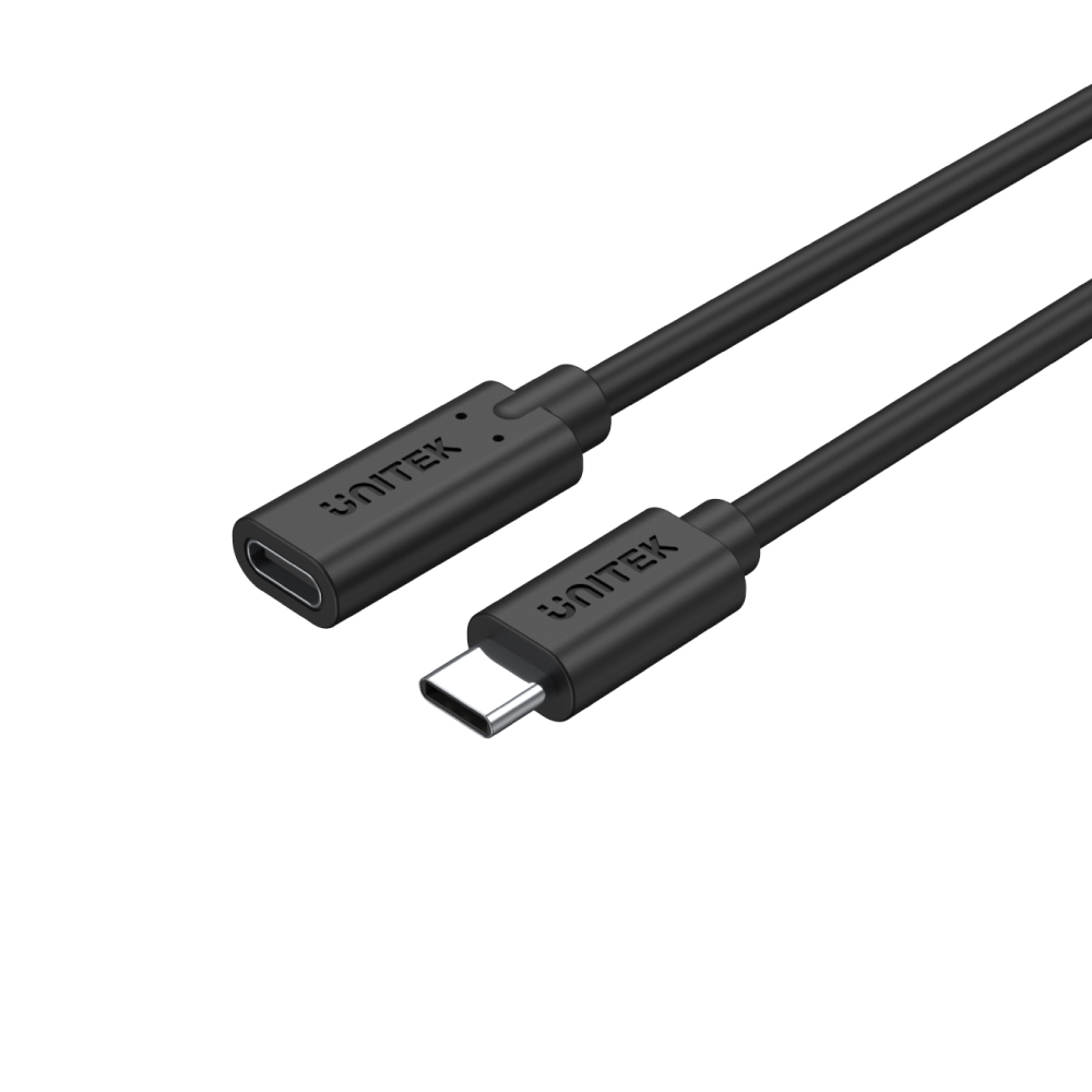 UNITEK 0.5M USB3.2 TYPE-C, M-F EXT CABLE(C14086BK)