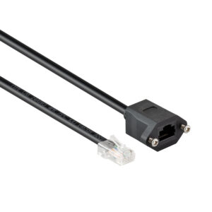 0.6M CAT6 PANEL MOUNT MALE TO FEMALE CABLE