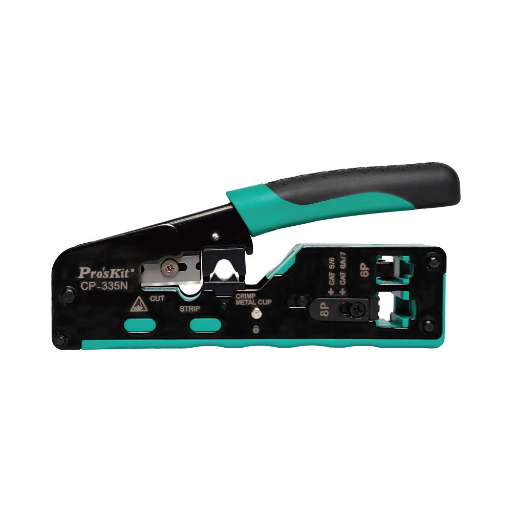 PROSKIT CRIMPING TOOL FOR CAT5/6/7/RJ11/12 + STRIP