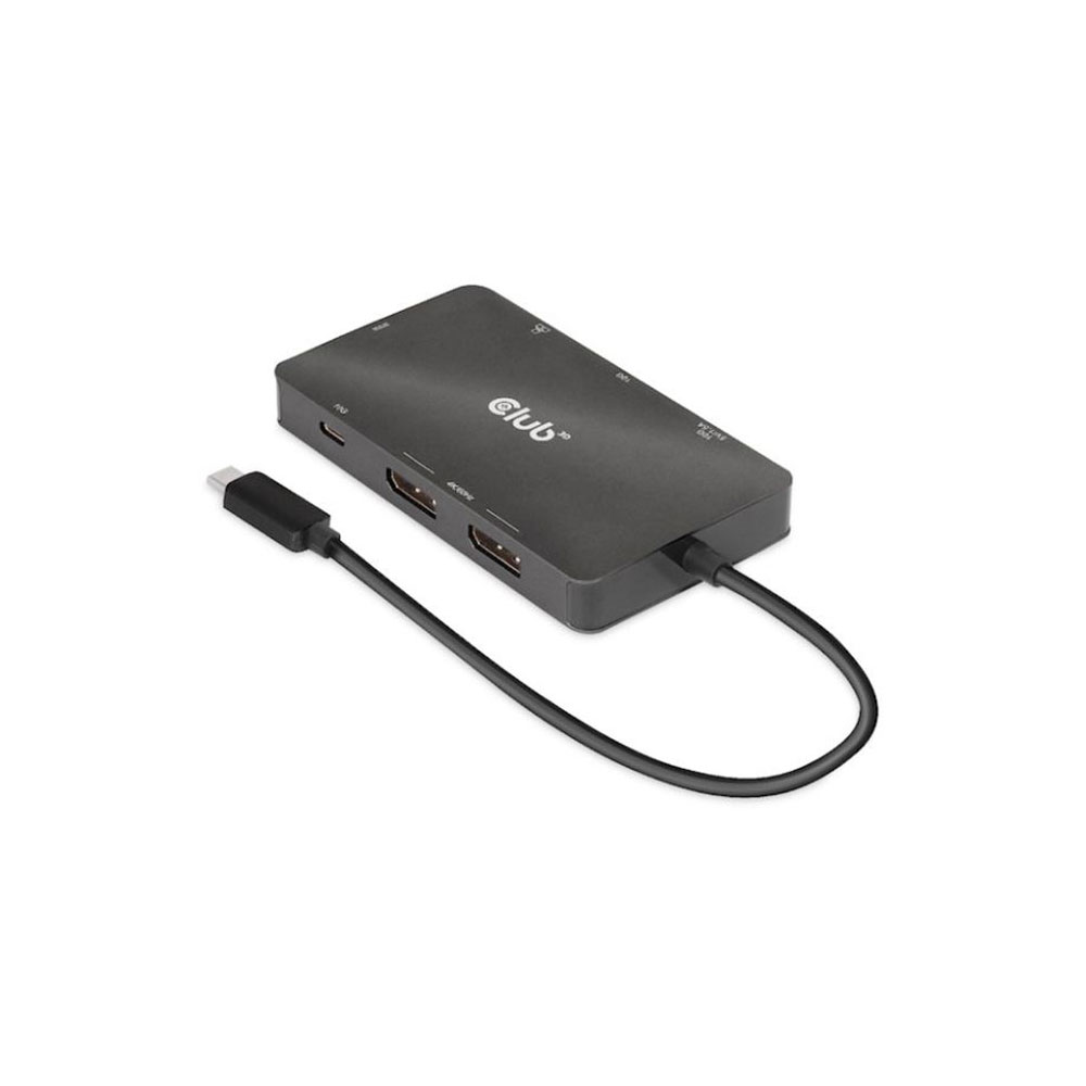 USB TYPE-C TO DUAL DISPLAYPORT 4K60HZ 7-IN-1..