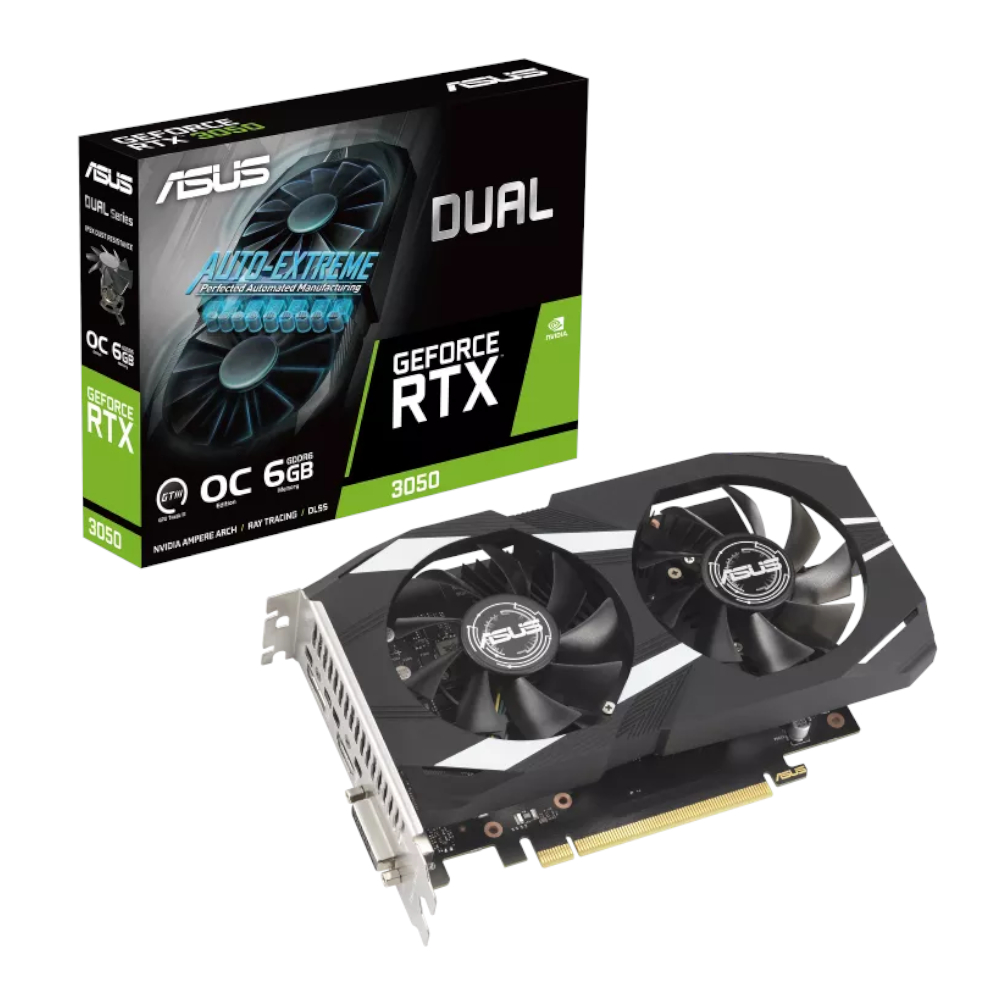Asus Dual GeForce RTX 3050 OC Edition Graphics Card