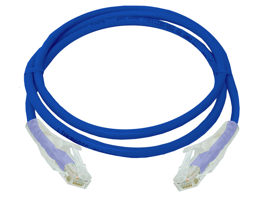 Linkbasic 1 Metre UTP Cat6 Flylead Blue