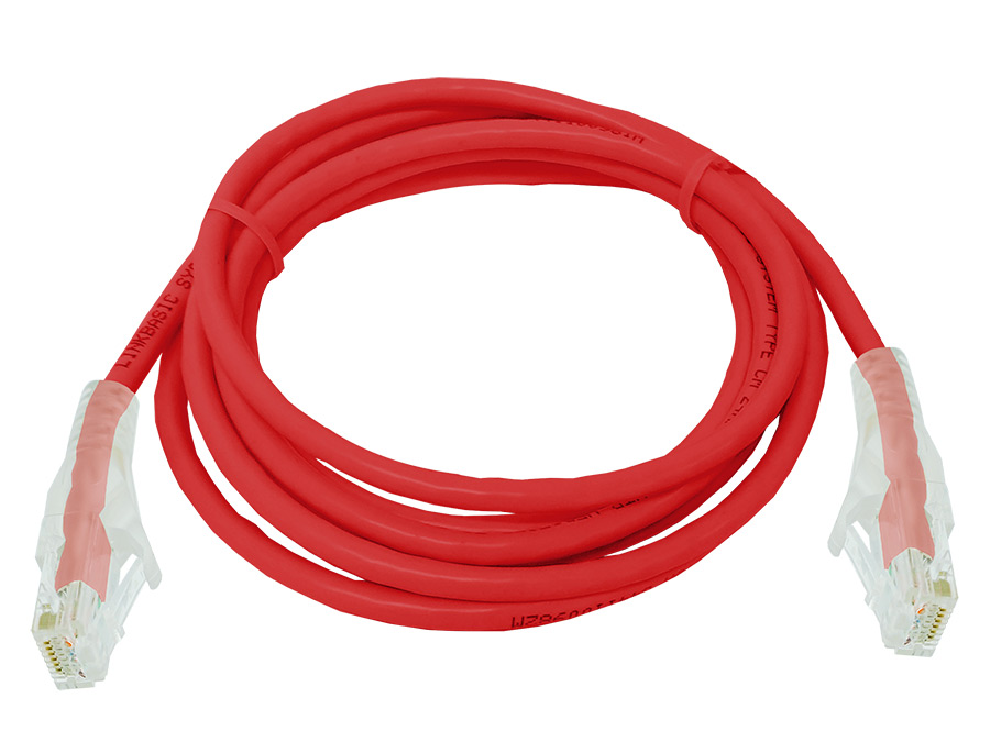 Linkbasic 2 Metre UTP Cat6 Flylead Red