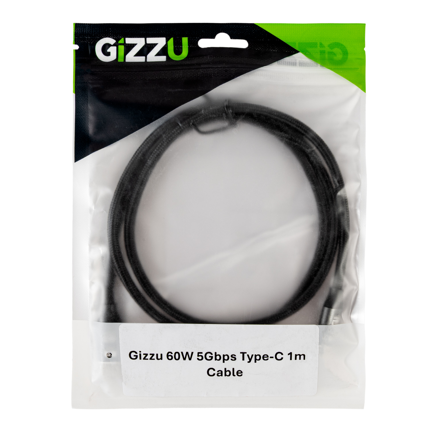 GIZZU 60W 5Gbps Type-C 1m Cable - Image 4