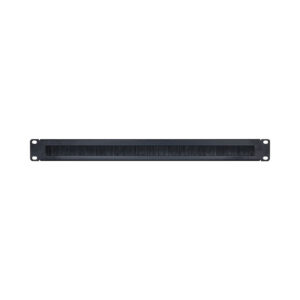1U BRUSH PANEL WITH SHORT BASE PLATE WITH SCREWS