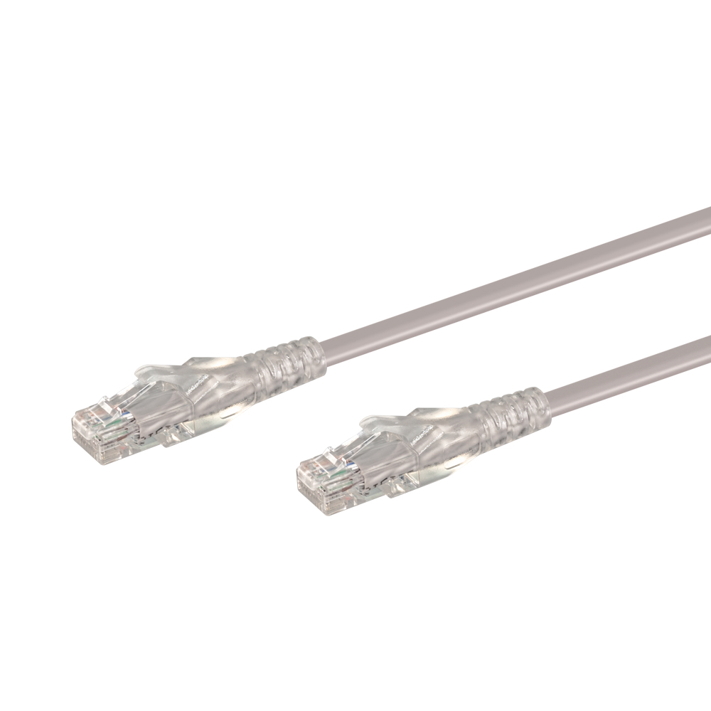 20M CAT6 MOULDED FLYLEAD - GREY