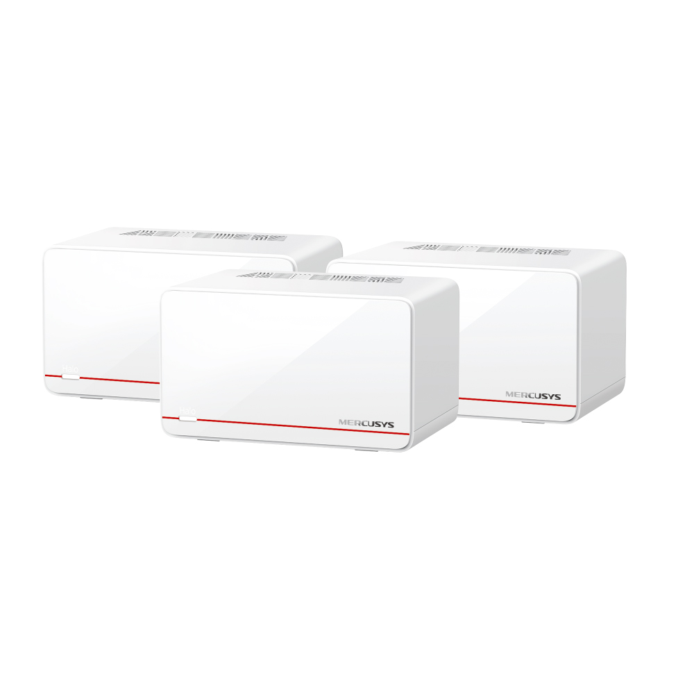 Mercusys Halo H37BE BE6500 Whole-Home Mesh Wi-Fi 7 System (3-Pack)