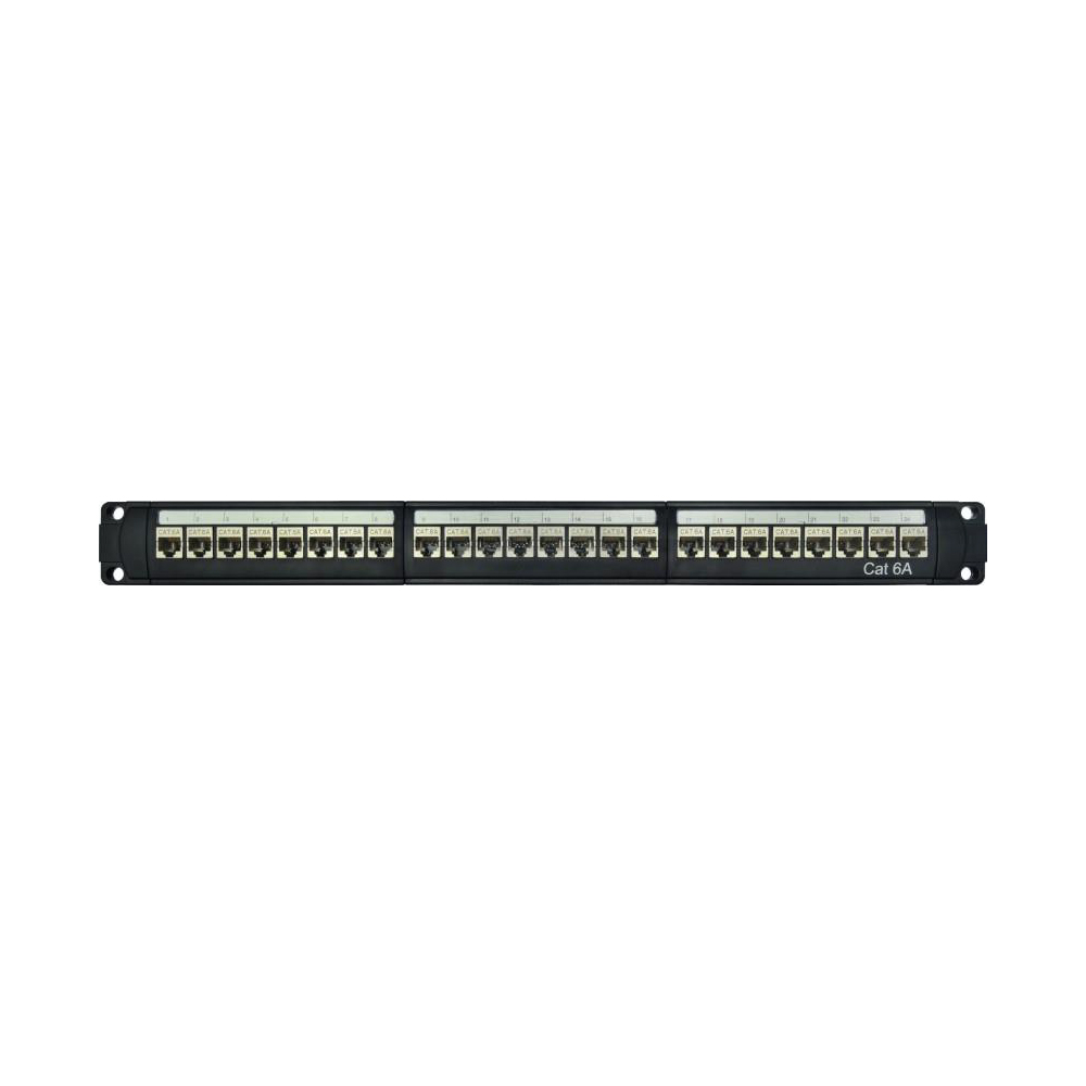 LINKQNET CAT6A 24-PORT SHIELDED PATCH PANEL