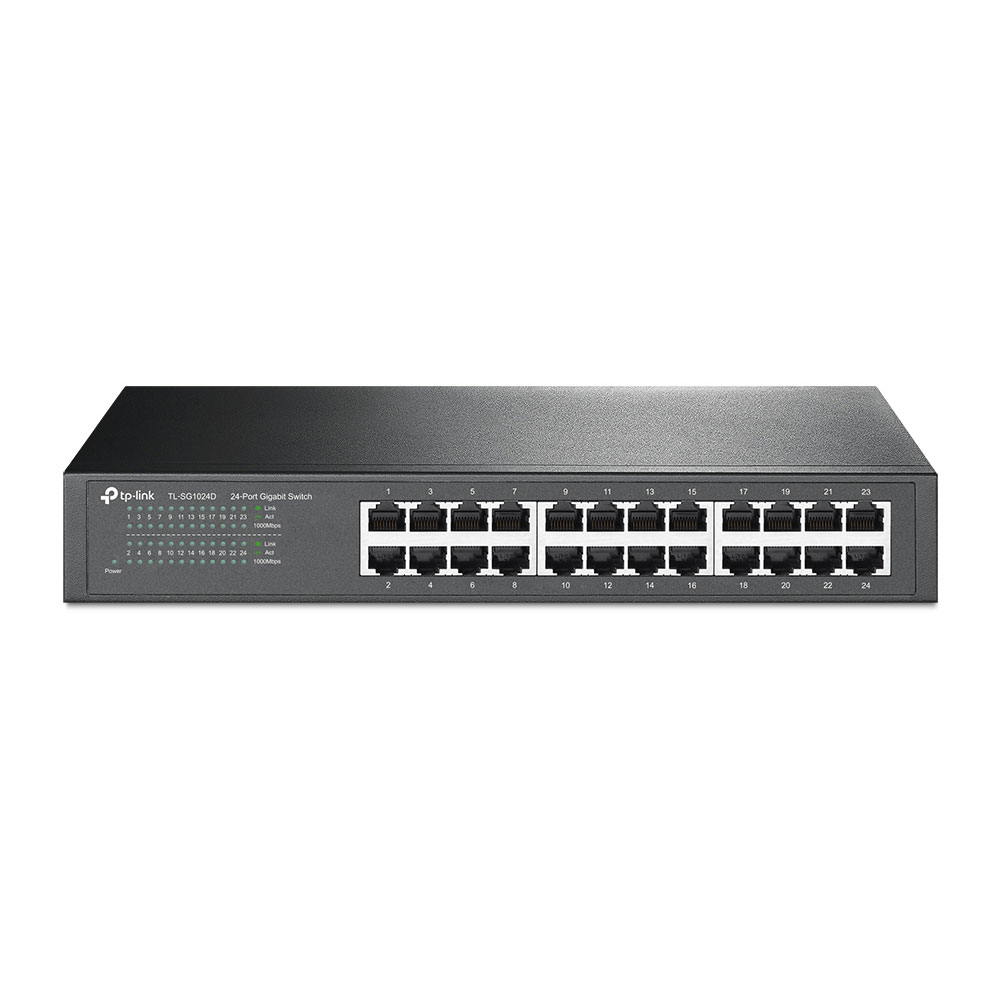 TP-LINK 24-PORT GIGABIT RACKMOUNT SWITCH