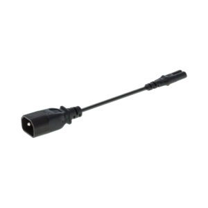 15CM FIGURE 8 T0 IEC MALE {C14}POWER ADAPTER