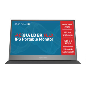 PCBuilder FLEX 15.6" Full HD IPS Portable Monitor