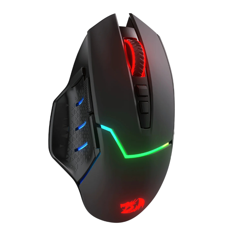 REDRAGON Mirage Pro 8000DPI RGB Wireless Gaming Mouse - Black - Image 4