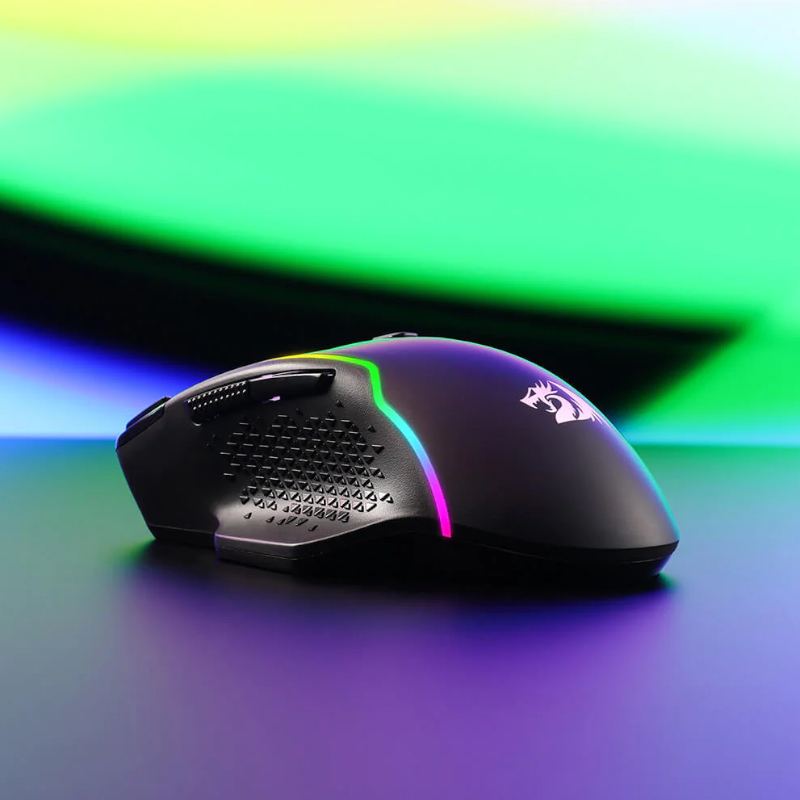 REDRAGON Taipan Pro 10000DPI RGB Wireless Gaming Mouse - Black - Image 6
