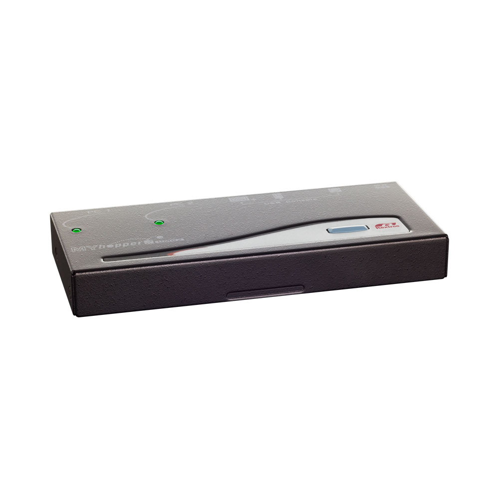 REXTRON UMH2C 2-PORT USB KVM SWITCH WITH VGA/USB CABLES