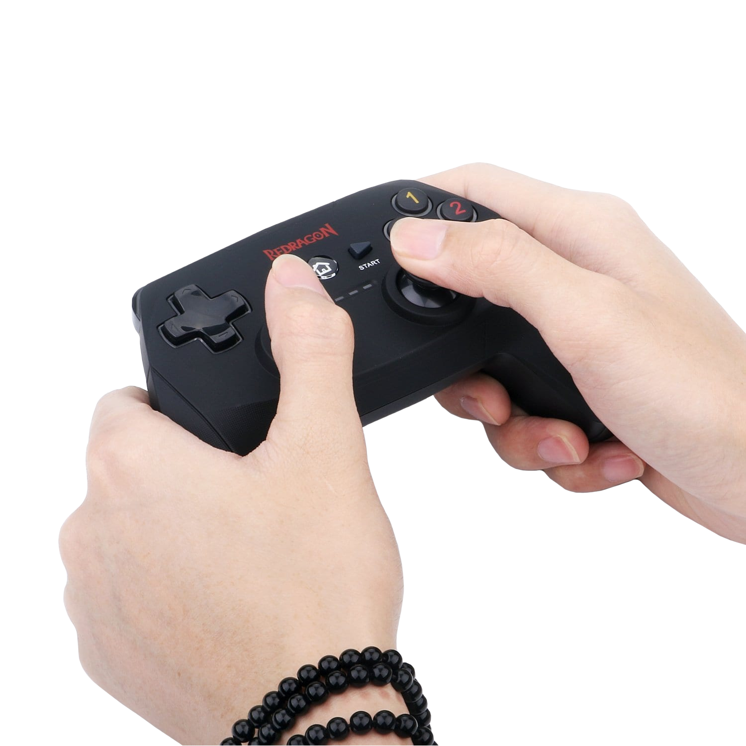 Redragon HARROW Wireless X/D-input(Digital/Analog) PC Controller - Black - Image 4