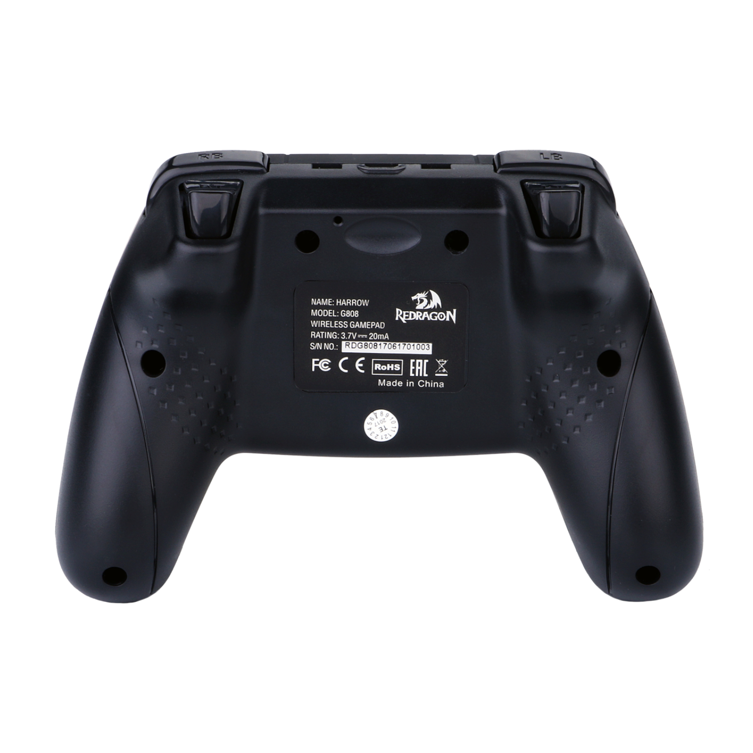Redragon HARROW Wireless X/D-input(Digital/Analog) PC Controller - Black - Image 6