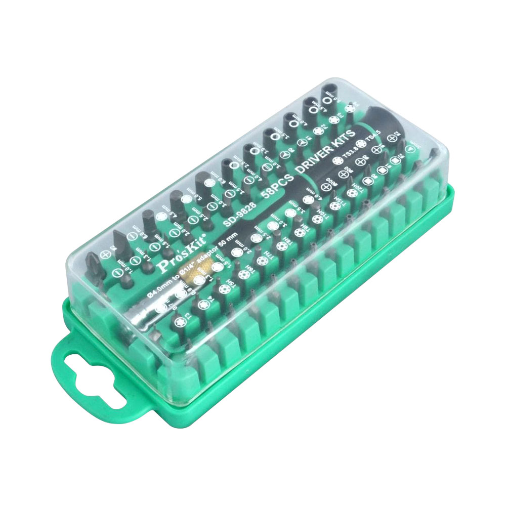 PROSKIT 58-PIECE SCREWDRIVER SET