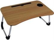 UniQue Cedar Oak Multifunctional Foldable Laptop Desk Wood
